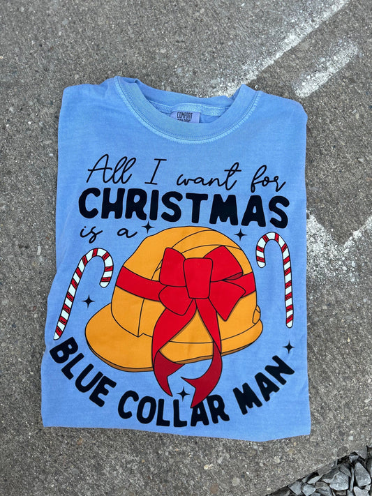 Blue Collar for Christmas