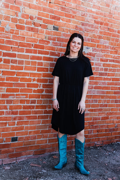 Brown Eyed Girl Scoop Neck Dress