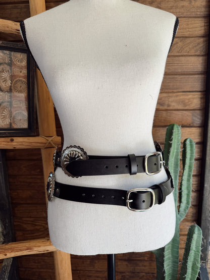 The Concho Belt - Silver