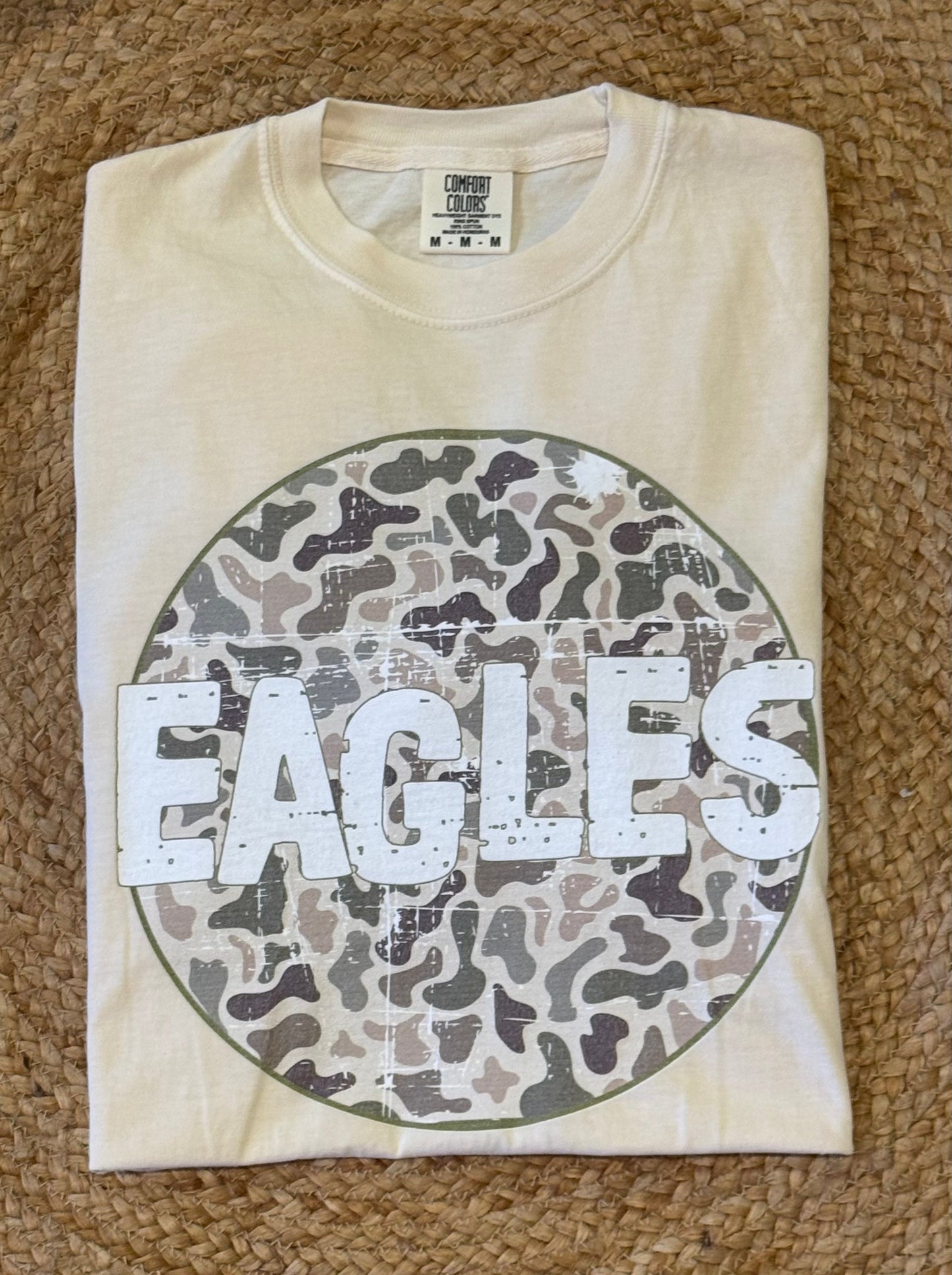 Custom Camo Circle Spirit Tee