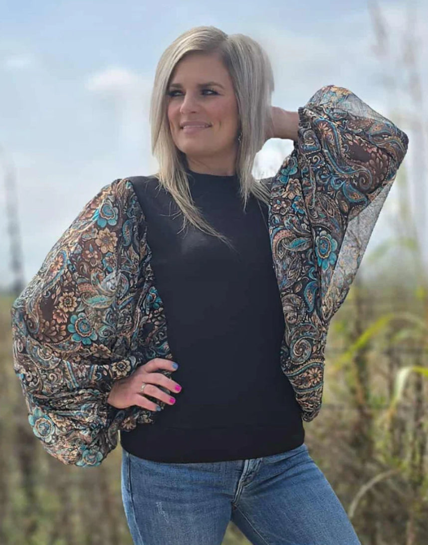 PAISLEY DREAMS TOP