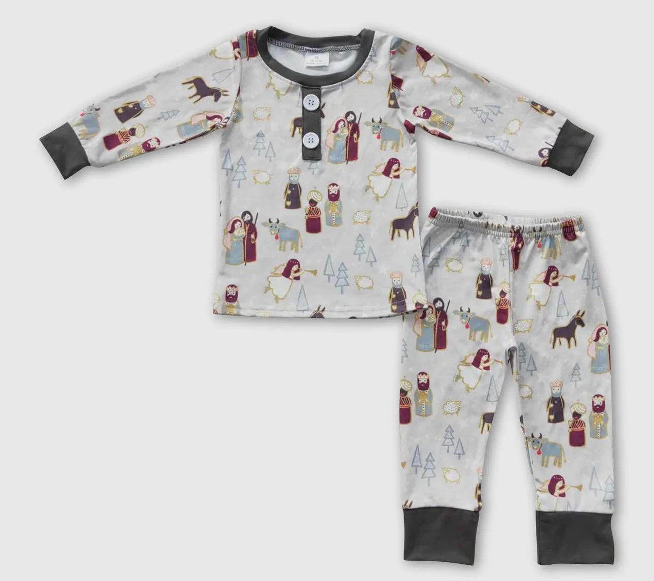 Nativity Scene Kids Jammies Preorder