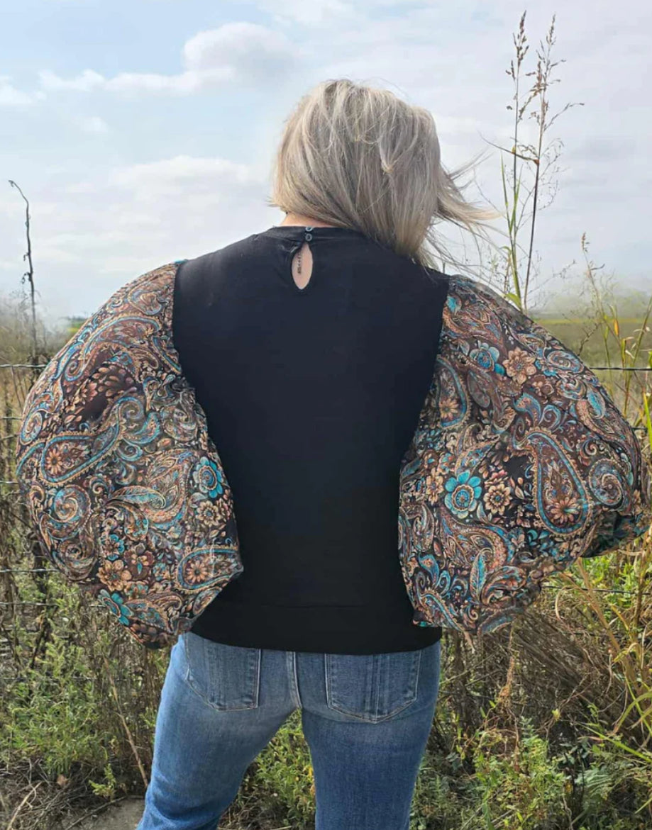 PAISLEY DREAMS TOP