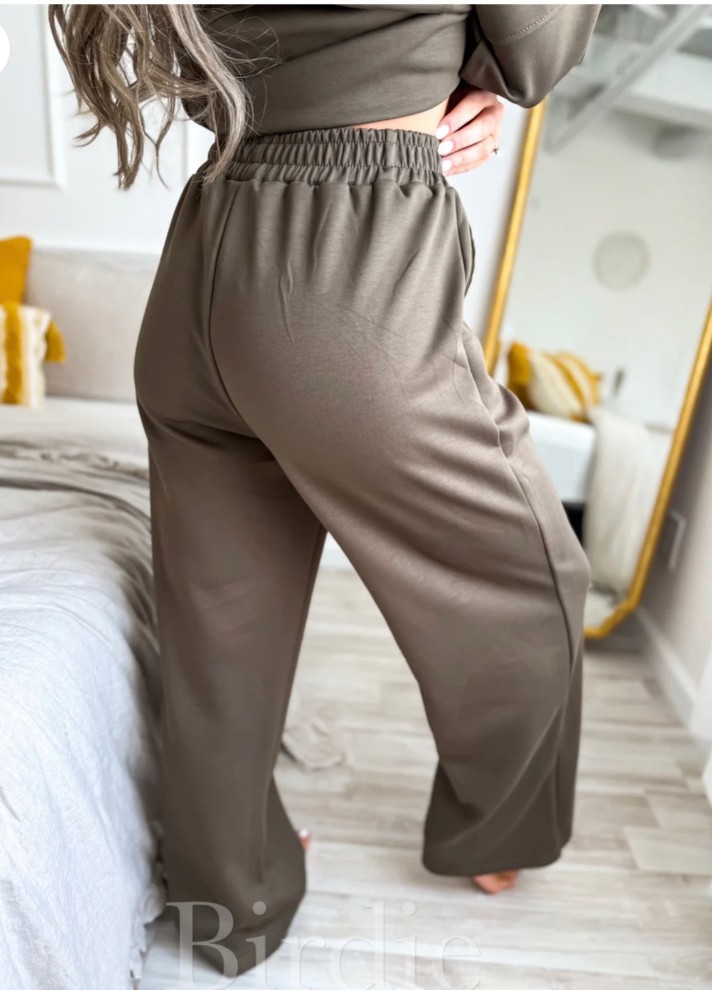 Birdie Army Green Scuba Pants