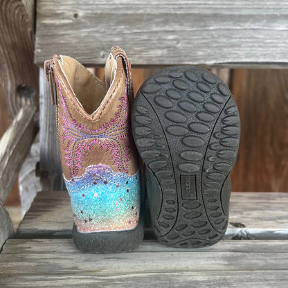 Glitter Rainbow Boot| Roper Infant