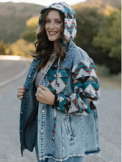 Southern Roots Denim Shacket