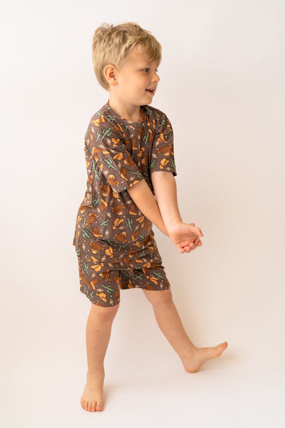 Highland Cow Boy's Casual Set