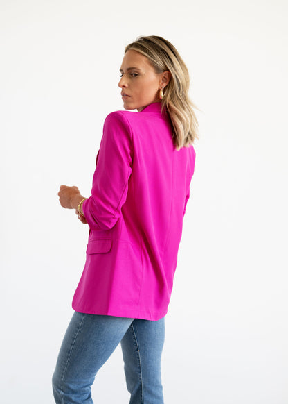 The Destiny Blazer in Fuchsia