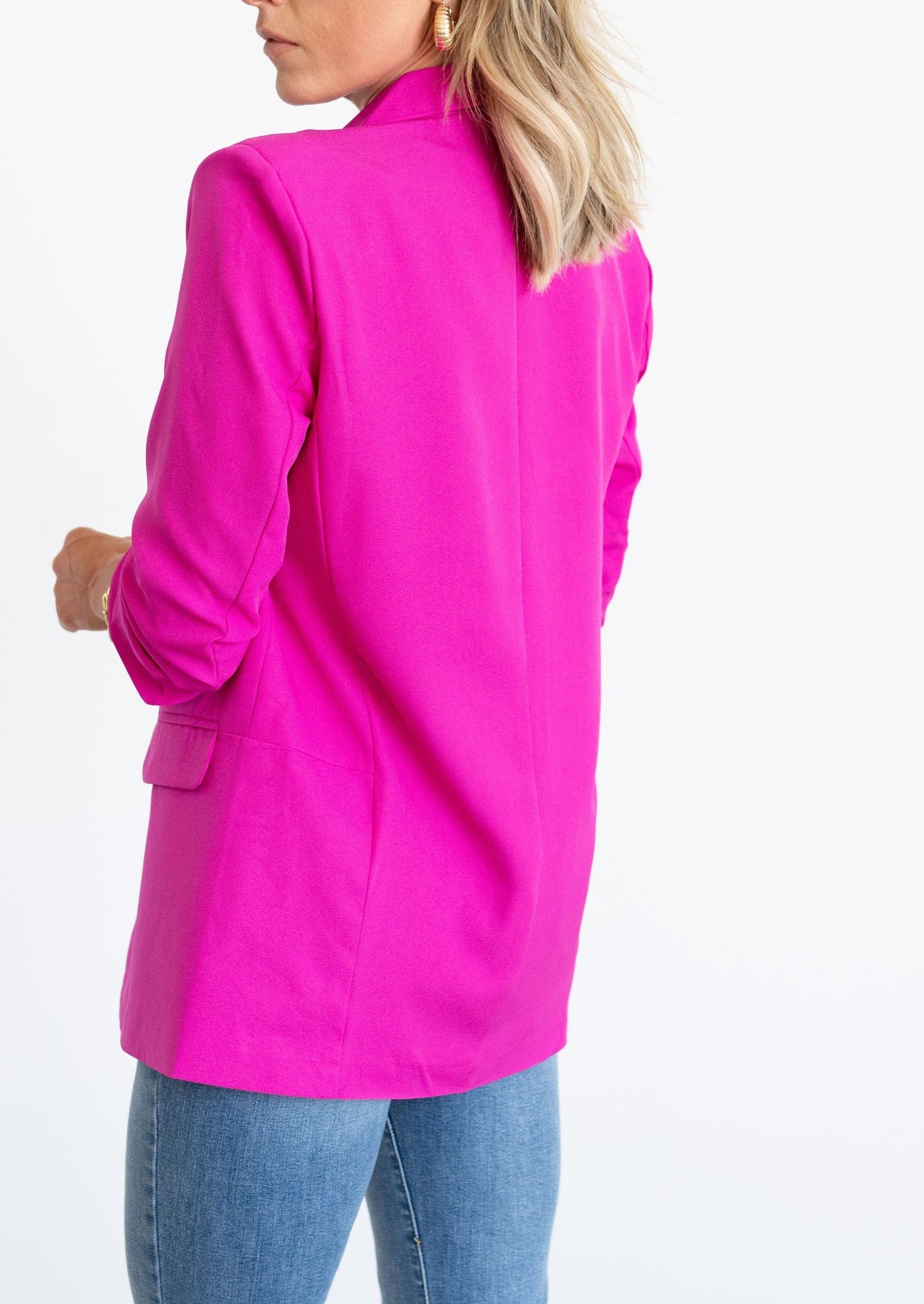 The Destiny Blazer in Fuchsia