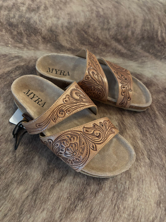 Westward Wind Sandals In Brown