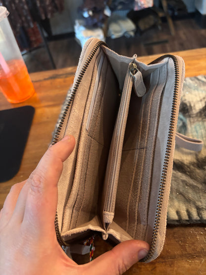 Electric Desert Wallet In Brown