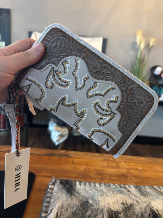 Electric Desert Wallet In Brown