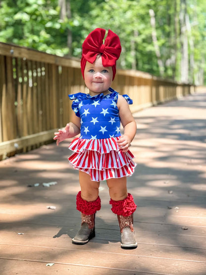 American Honey ruffle romper