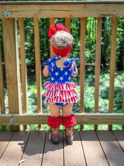 American Honey ruffle romper
