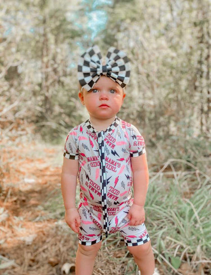 Mama's Girl Bamboo Shortie Romper