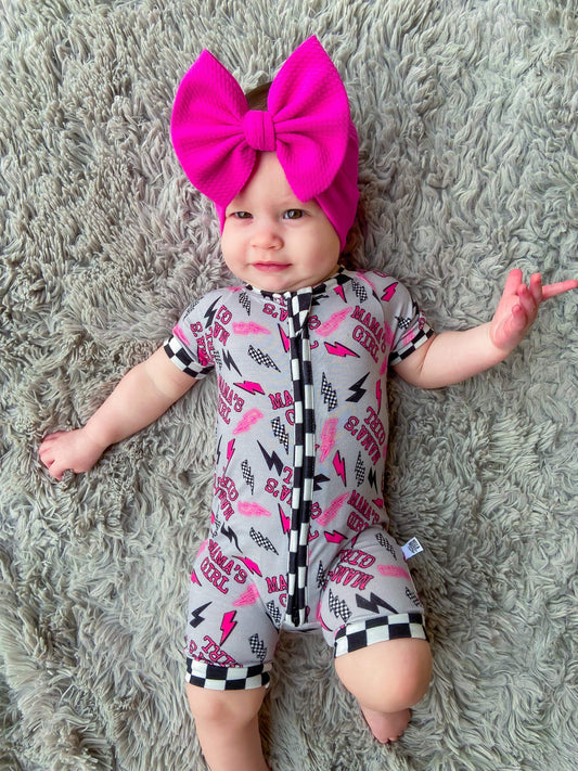 Mama's Girl Bamboo Shortie Romper