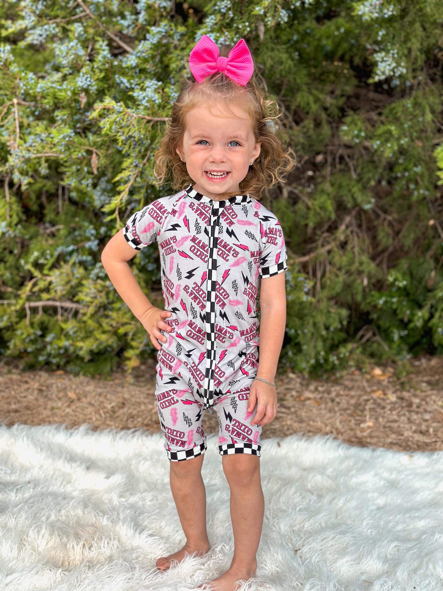 Mama's Girl Bamboo Shortie Romper