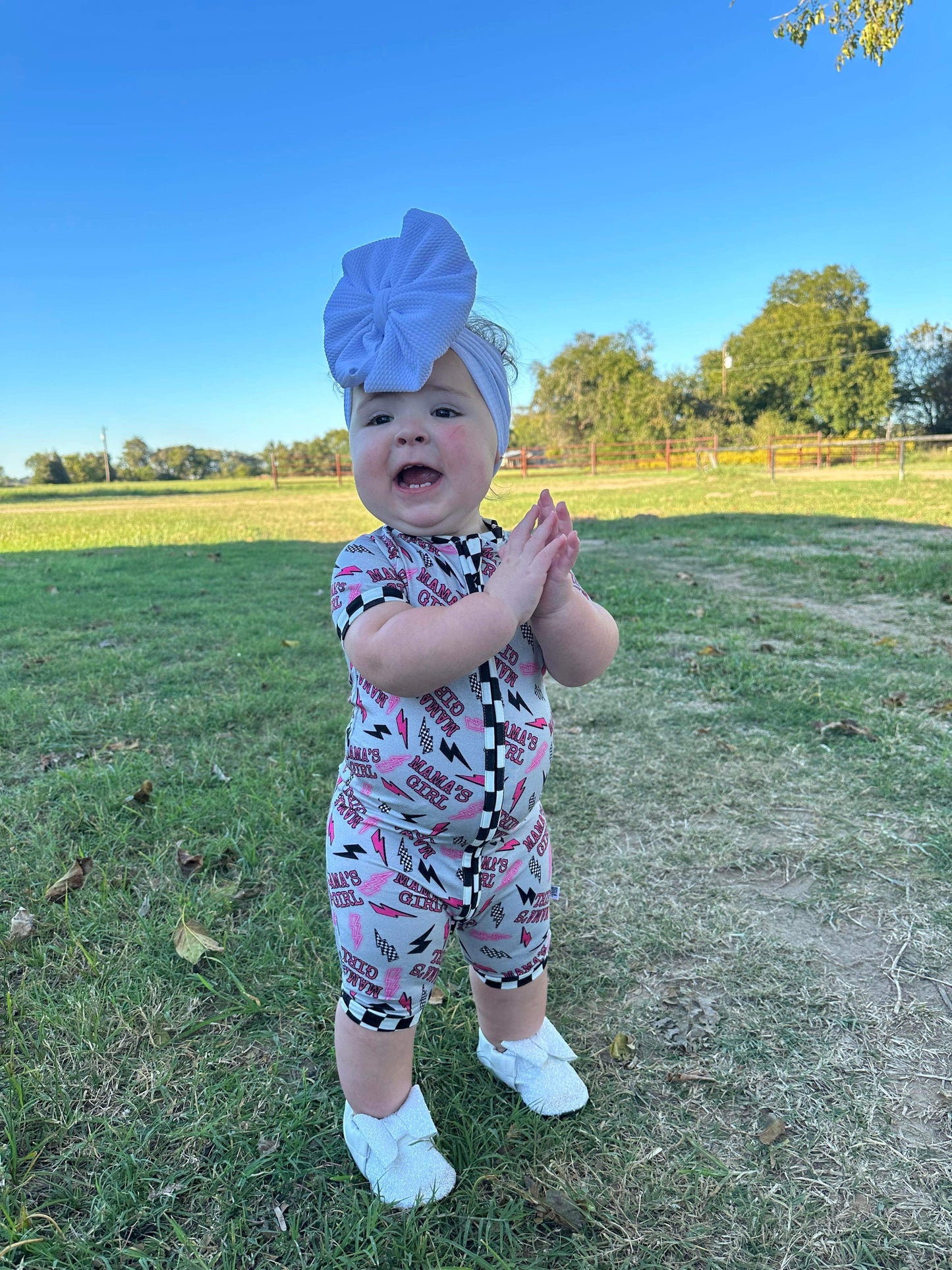 Mama's Girl Bamboo Shortie Romper