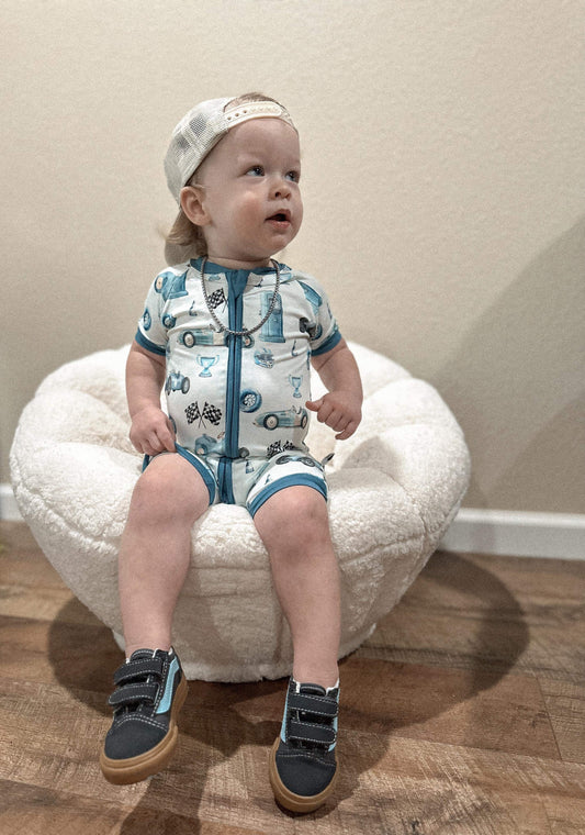 Need For Speed Bamboo Shortie Romper