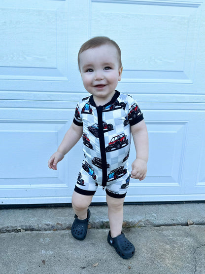 RZR Bamboo Shortie Romper