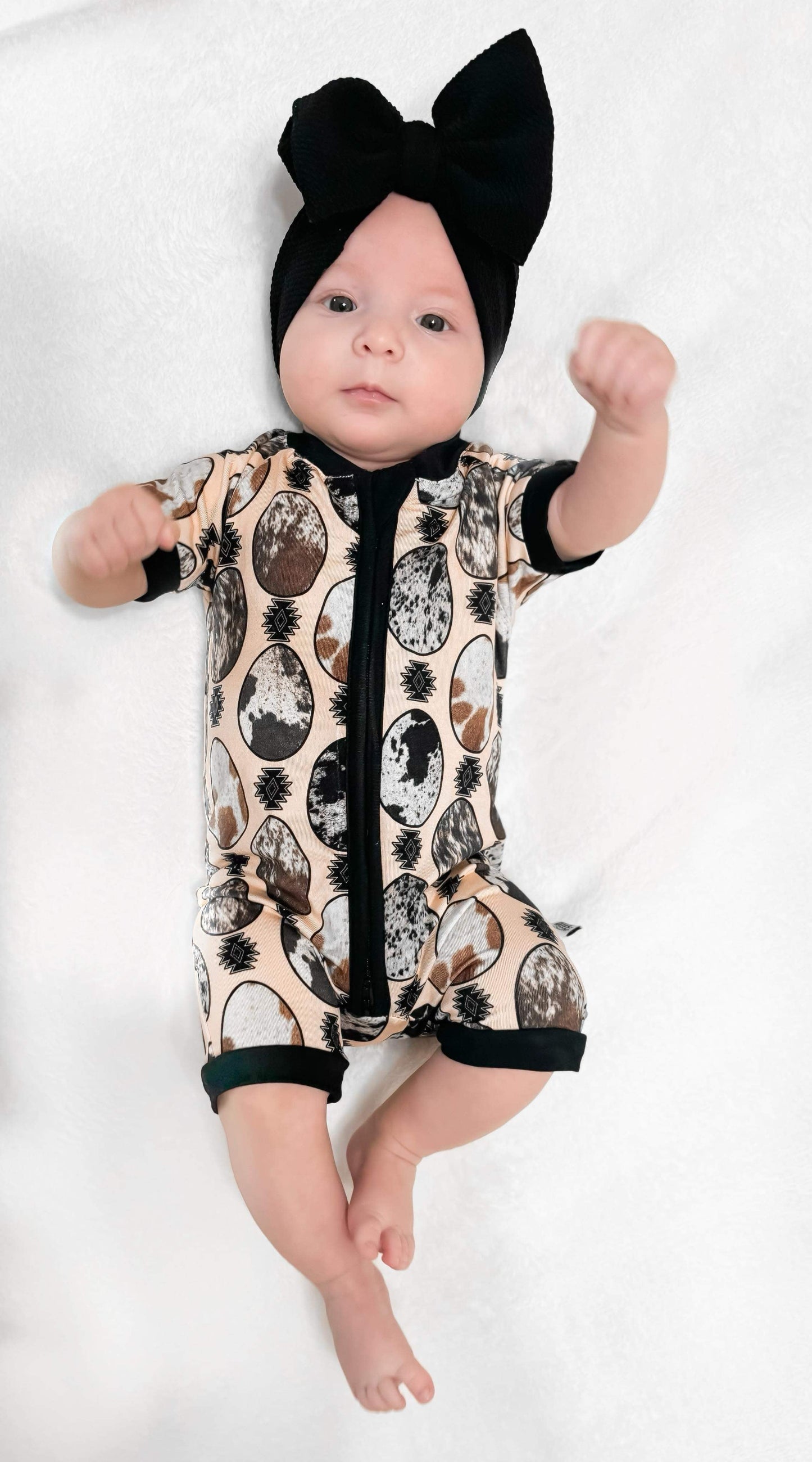 Western Easter Bamboo Shortie Romper