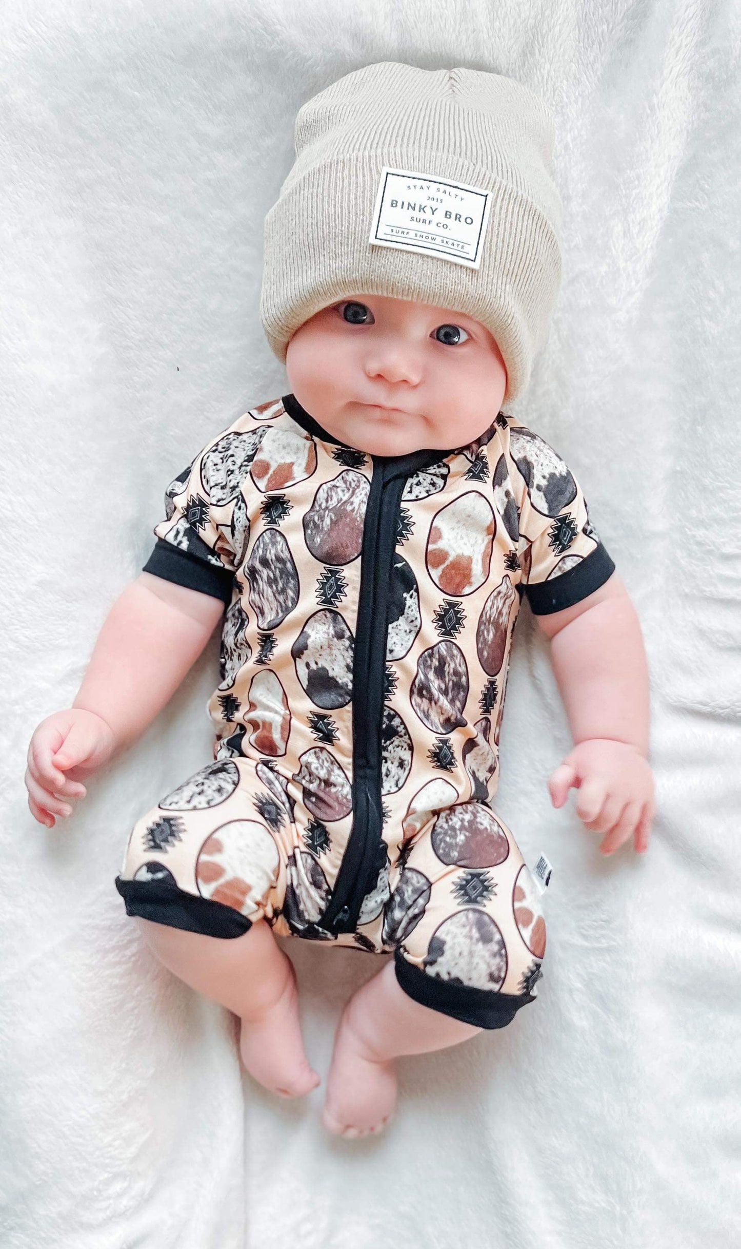 Western Easter Bamboo Shortie Romper