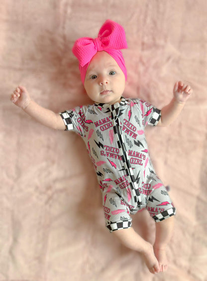 Mama's Girl Bamboo Shortie Romper