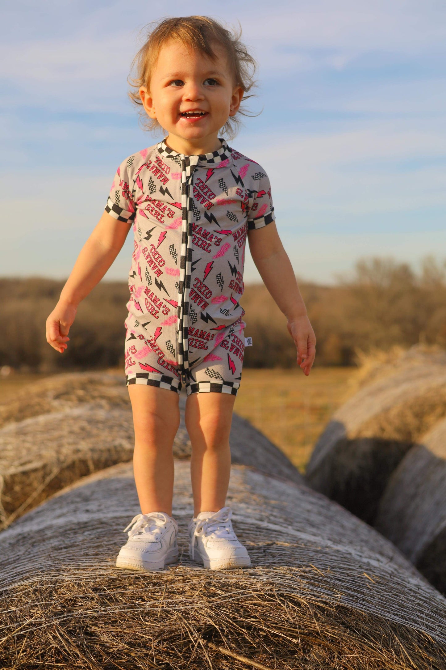 Mama's Girl Bamboo Shortie Romper