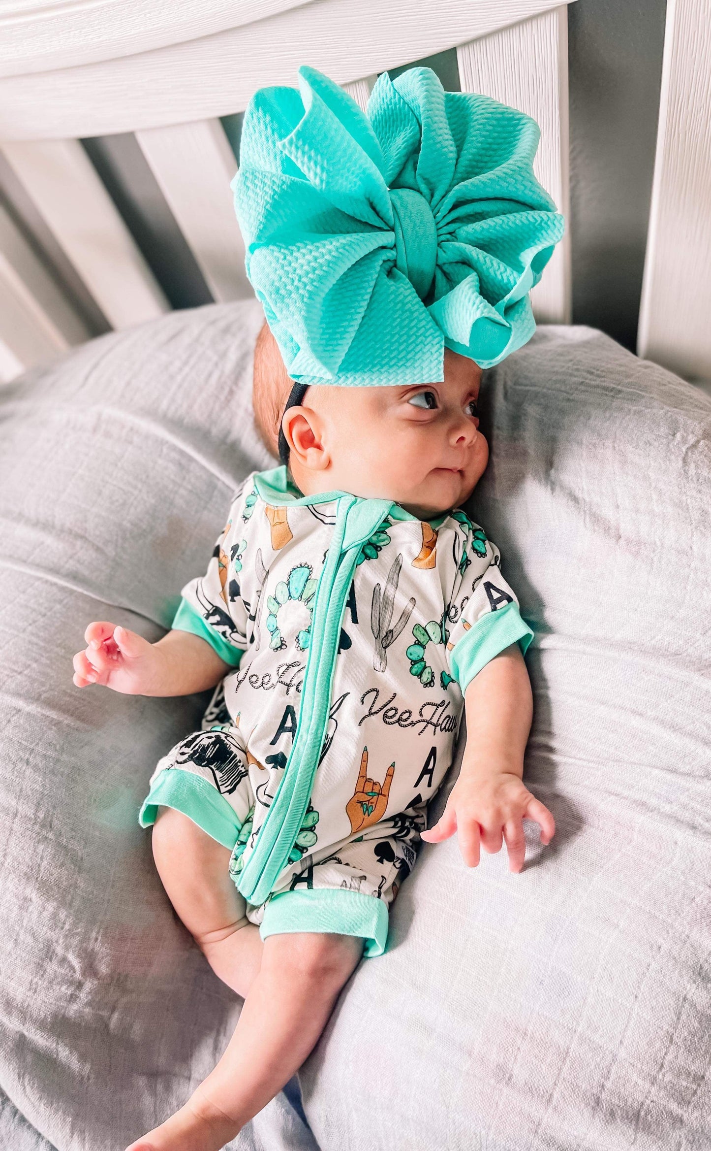 Yeehaw Bamboo Shortie Romper