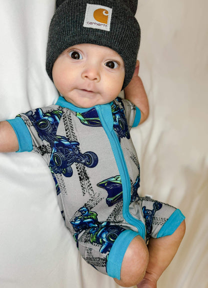 Quad Bamboo Shortie Romper (FINAL SALE)