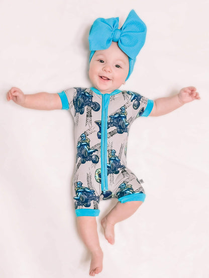 Quad Bamboo Shortie Romper (FINAL SALE)