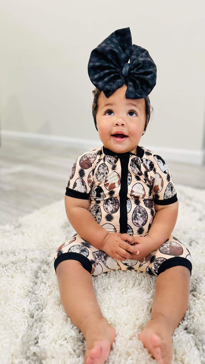 Western Easter Bamboo Shortie Romper (FINAL SALE)