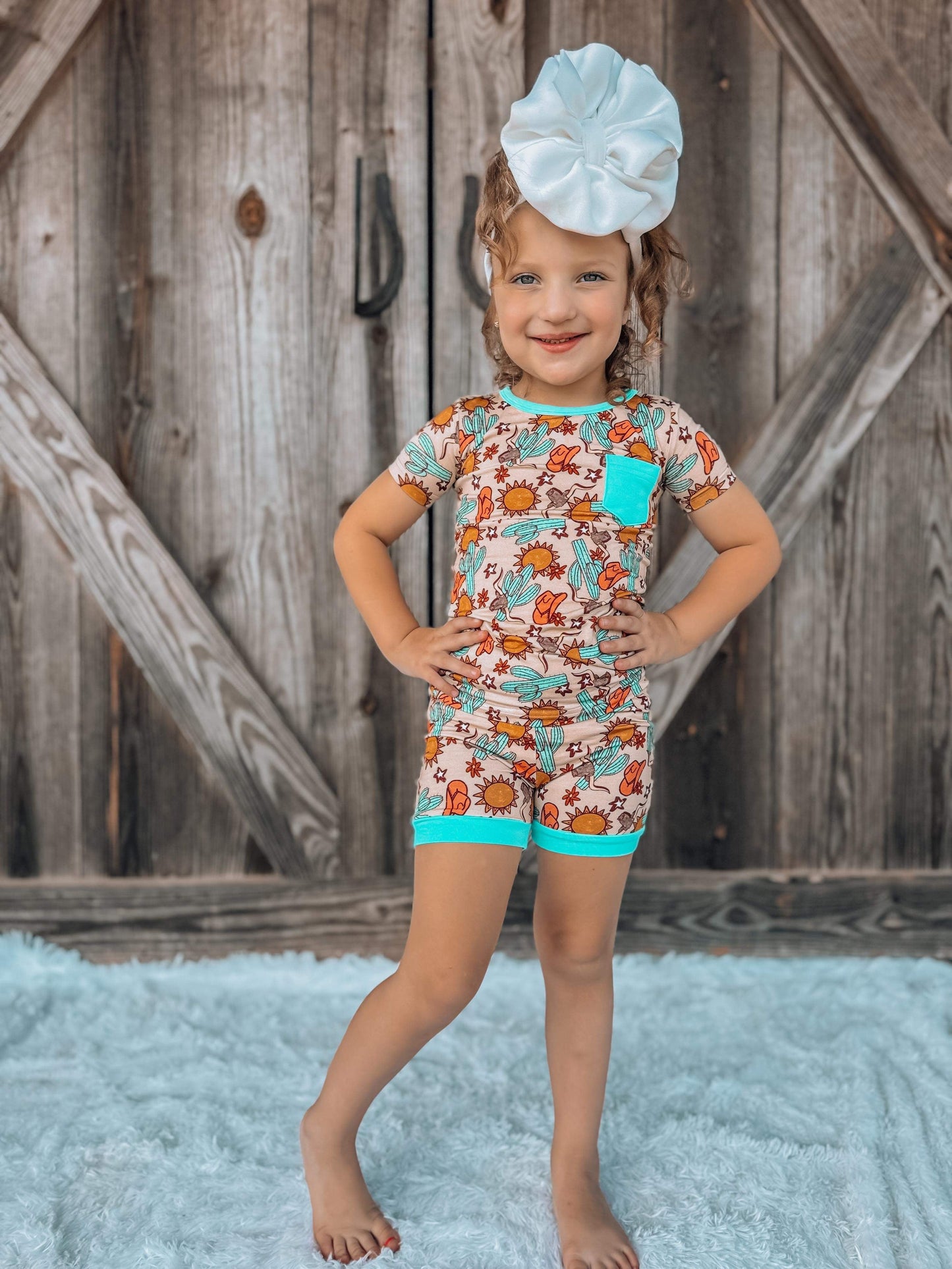 Wild West Bamboo Short Set