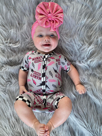 Mama's Girl Bamboo Shortie Romper