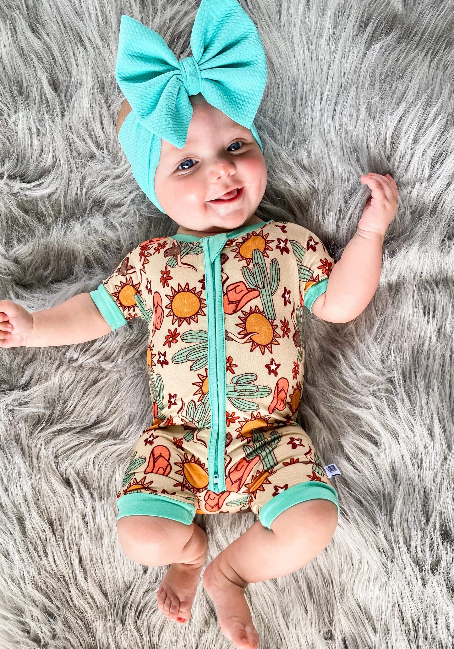 Wild West Bamboo Shortie Romper