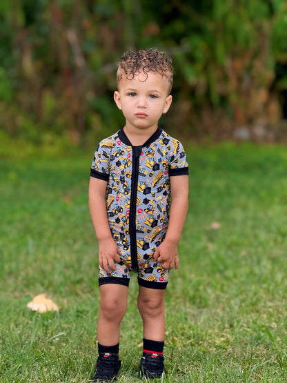 Construction 2.0 Bamboo Shortie Romper