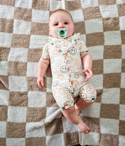 Rad Smiles Bamboo Shortie Romper