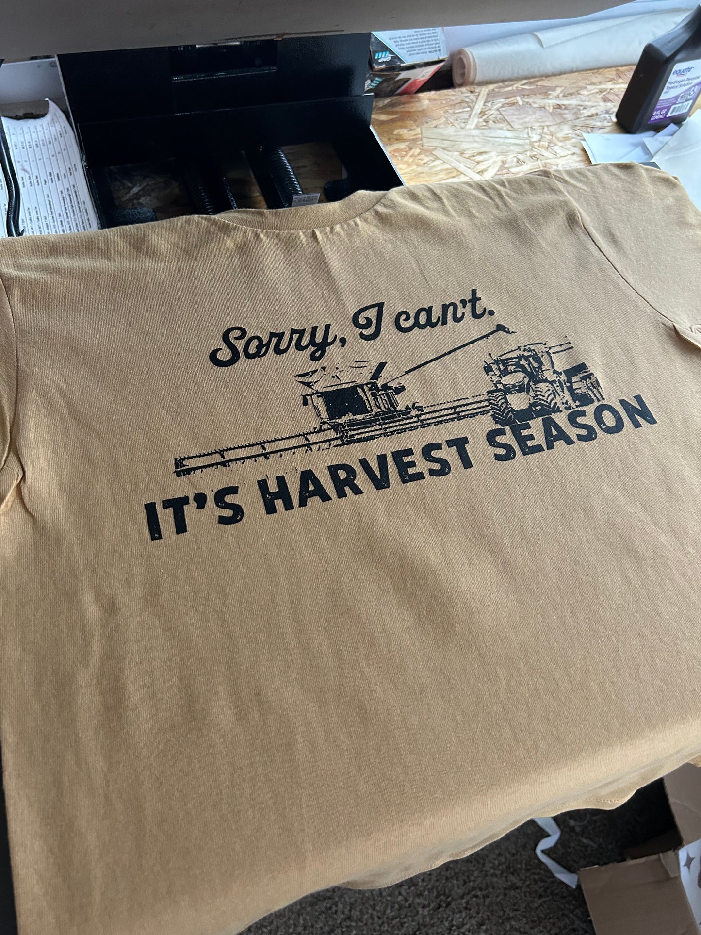 Sorry I can’t it’s Harvest