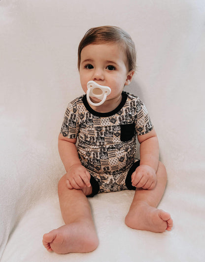 Daddy's Little Cowboy Bamboo Short Set (FINAL SALE)