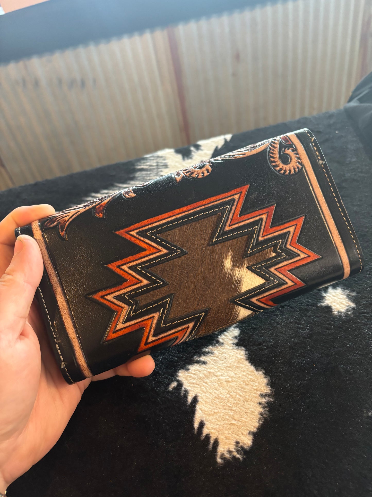 DORADO RANCH HAND-TOOLED WALLET