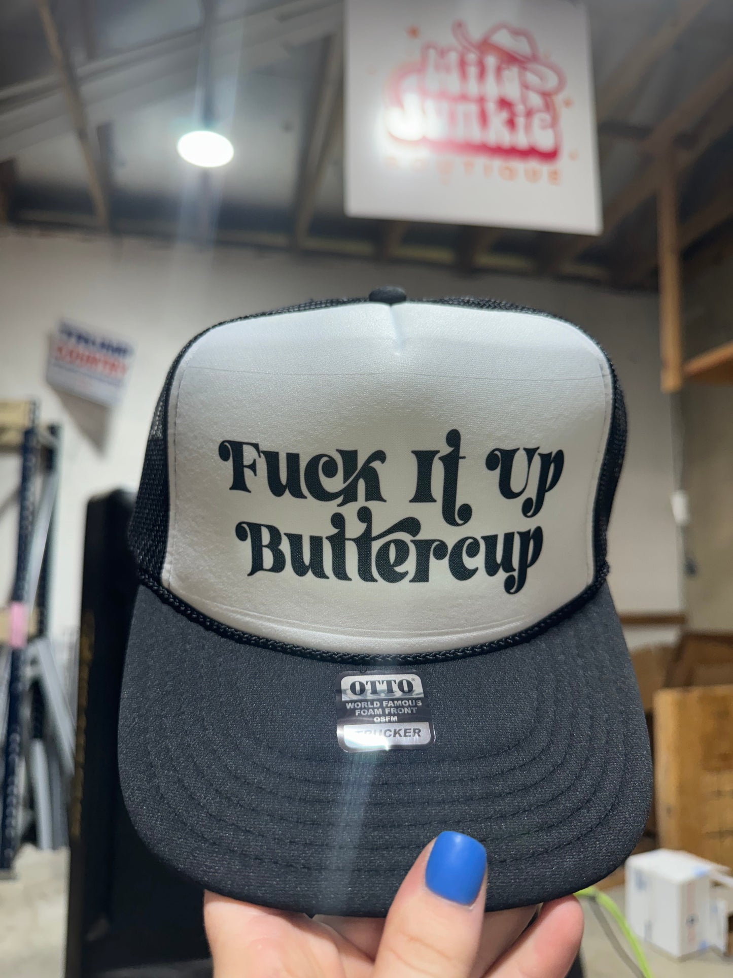 Fuck It Up Buttercup Trucker Hat