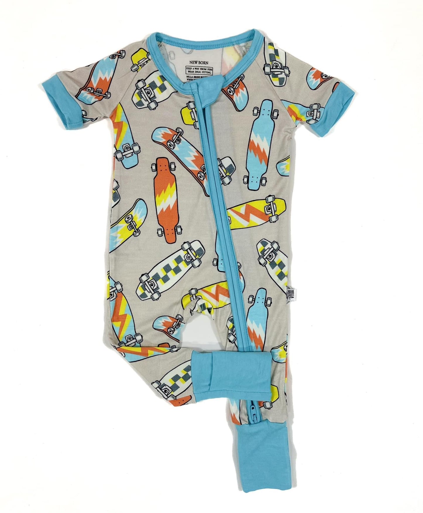 Skater Boy Bamboo Short Sleeve Sleeper