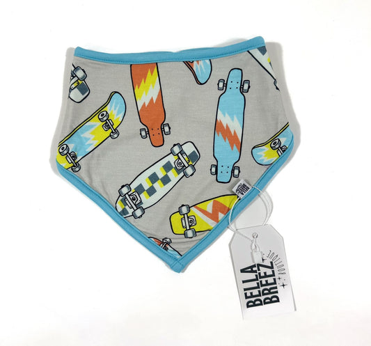 Skater Boy Bamboo Bib