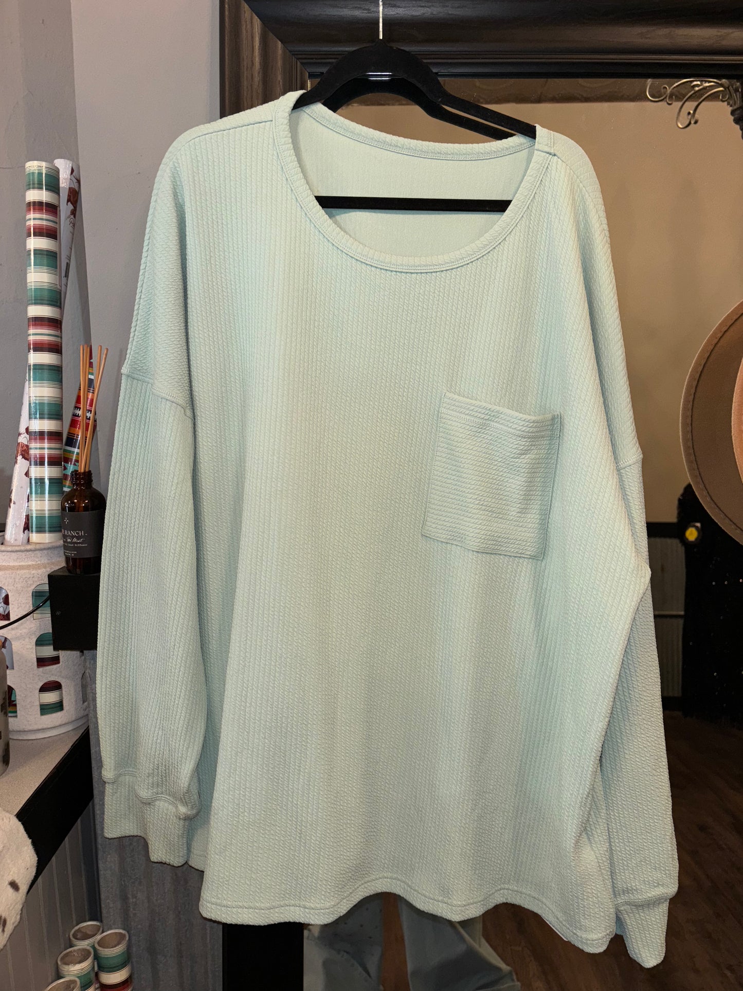 Light Green Sweater- 3X