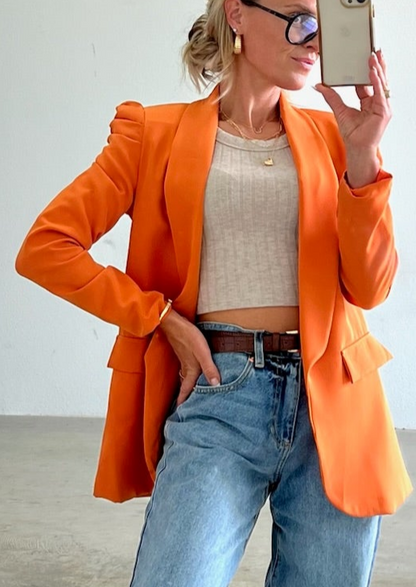 The Dia Blazer in Orange