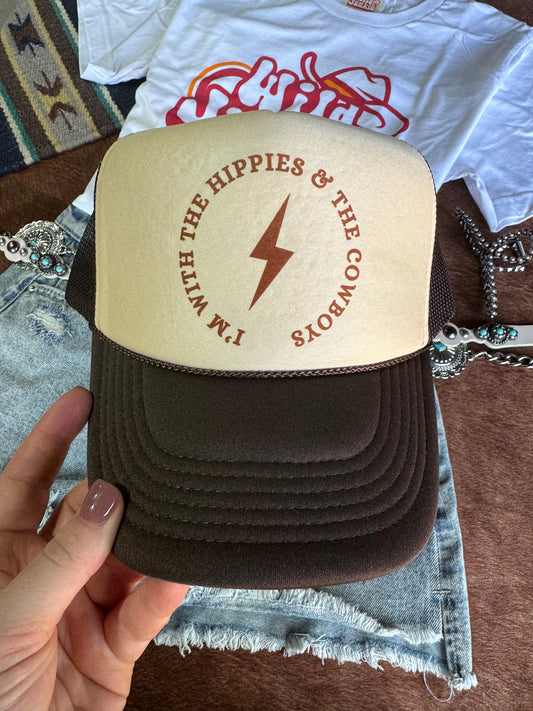 Hippies & Cowboys Trucker Hat