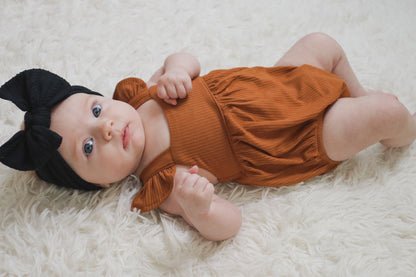 COPPER RIB DREAM BUBBLE ROMPER