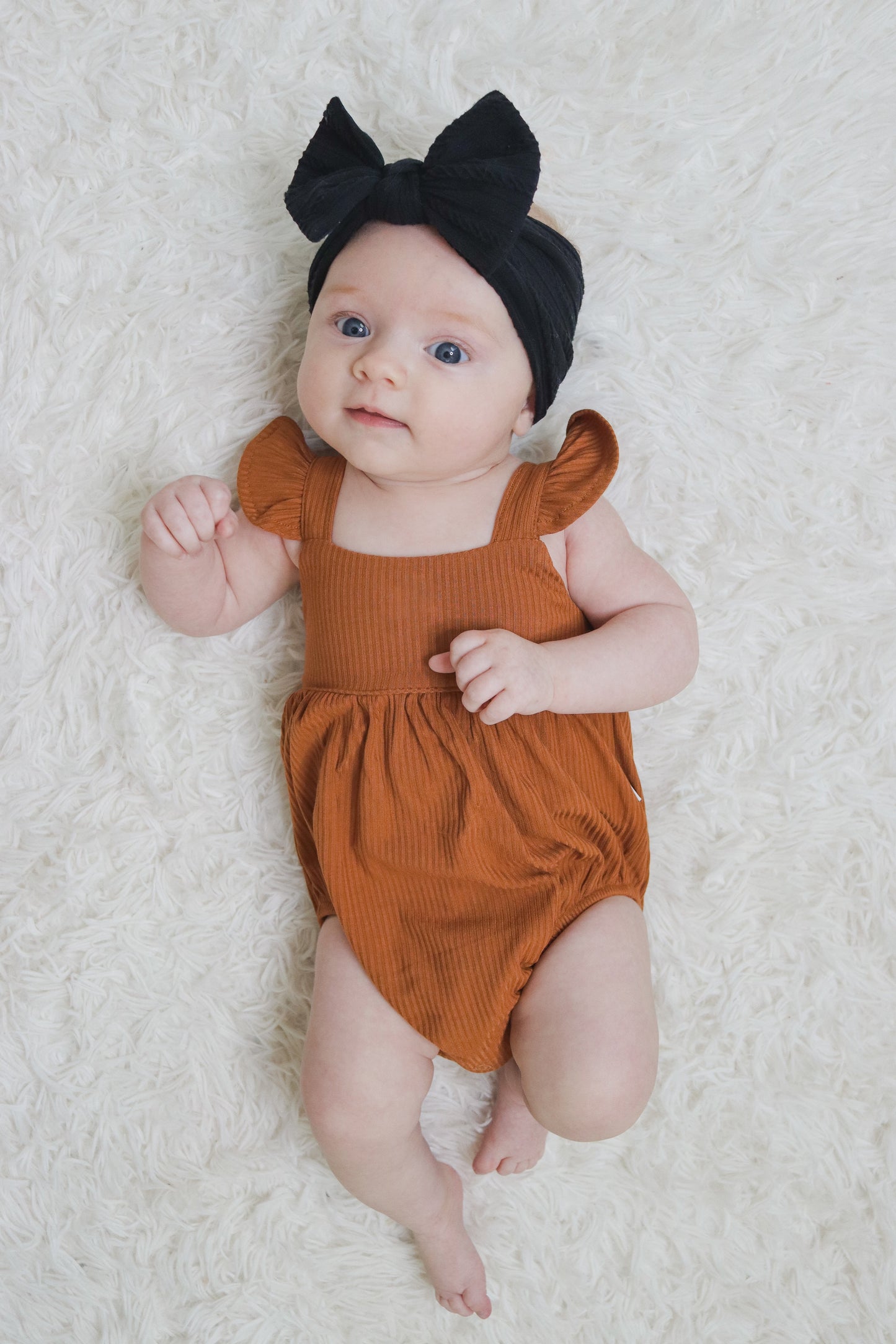 COPPER RIB DREAM BUBBLE ROMPER