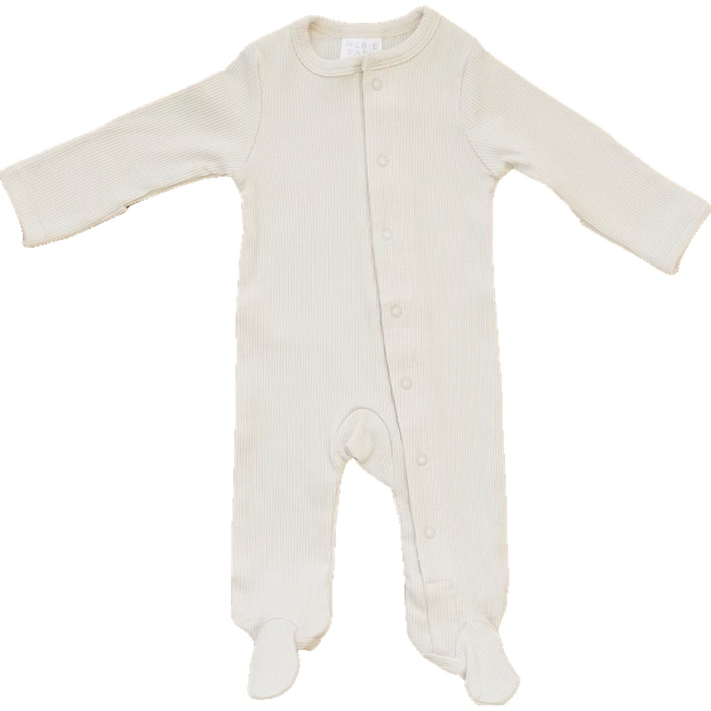 Vanilla Organic Cotton Ribbed Snap