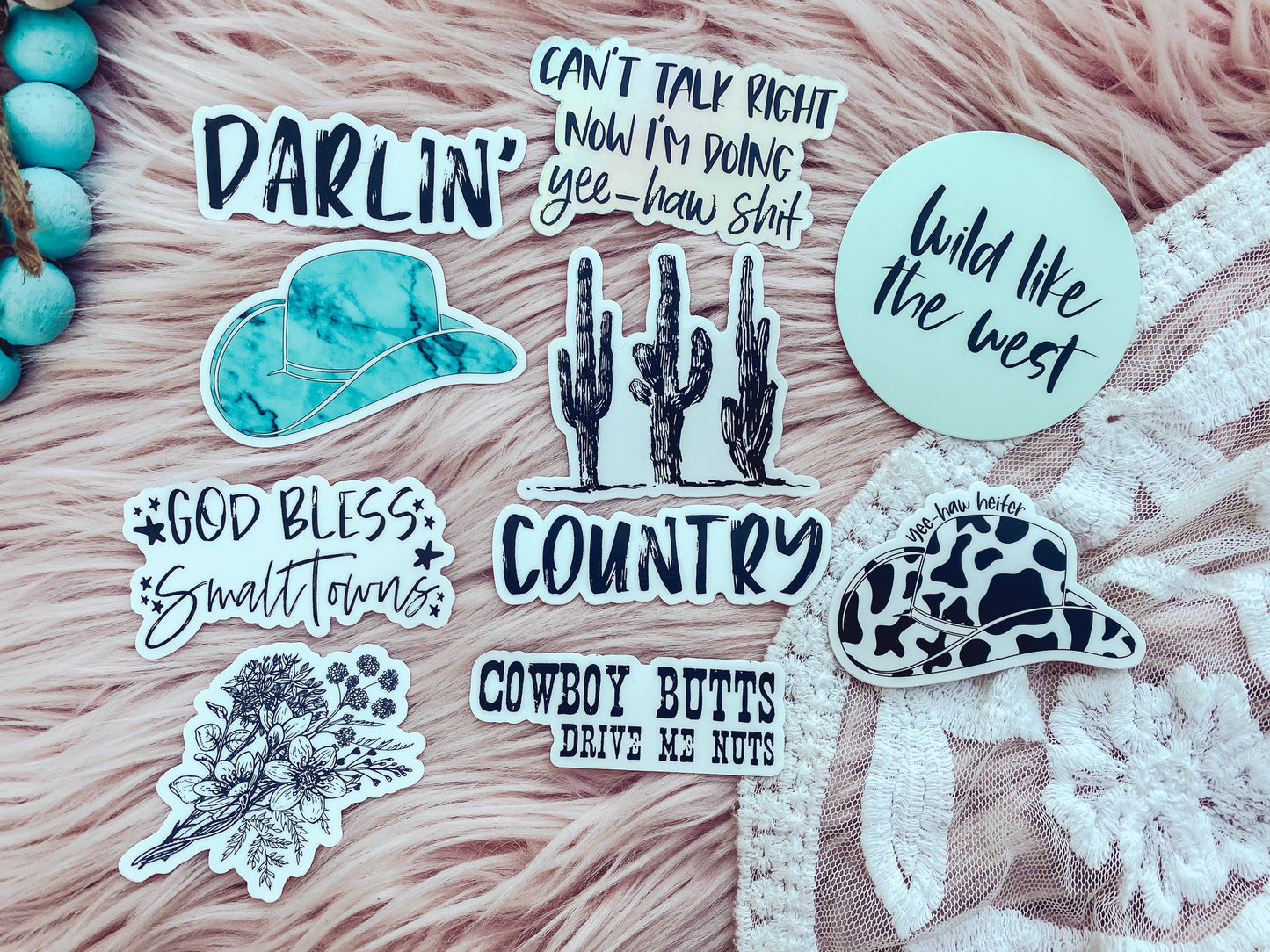 Cowboy Butts Drive Me Nuts - Sticker